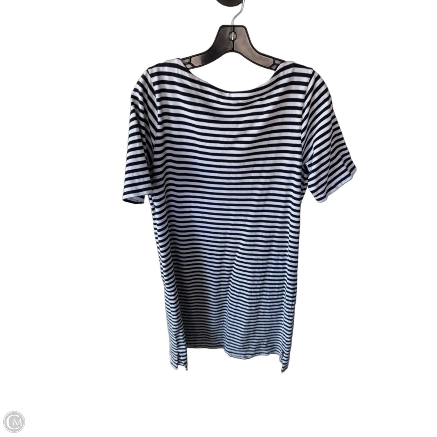 Dress Casual Short By J. Jill In Blue & White, Size: M
