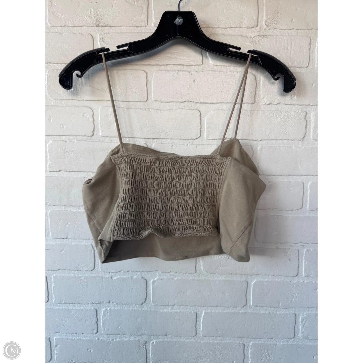 Top Sleeveless By Banana Republic In Tan, Size: M