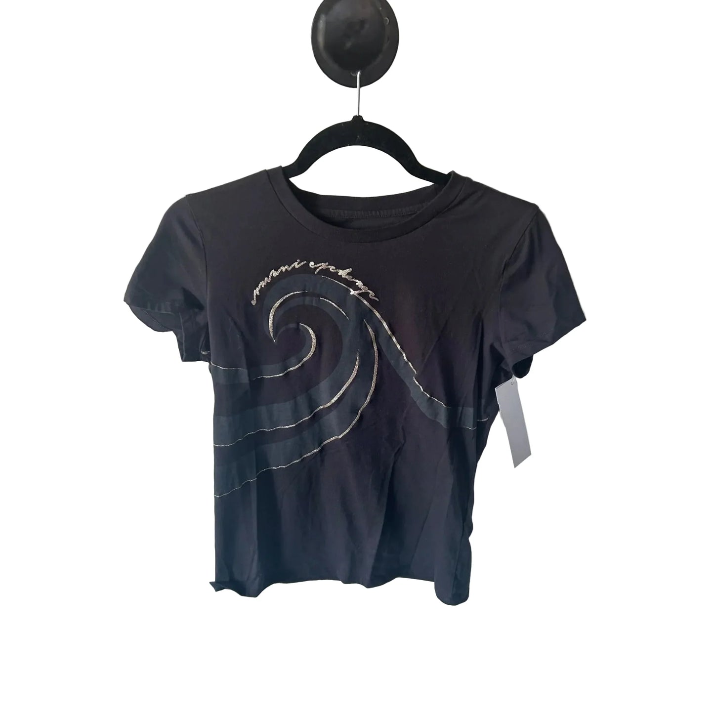 Top Short Sleeve By Armani Exchange In Grey, Size: L