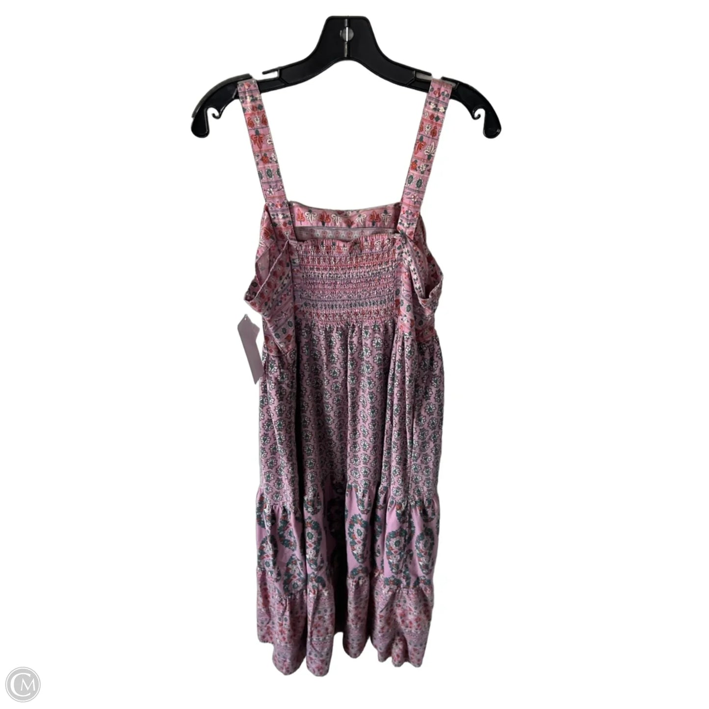 Dress Casual Maxi By Knox Rose In Orange & Pink, Size: L