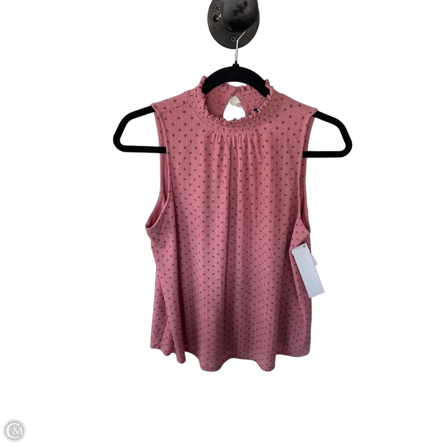 Top Sleeveless By Apt 9 In Blue & Pink, Size: S
