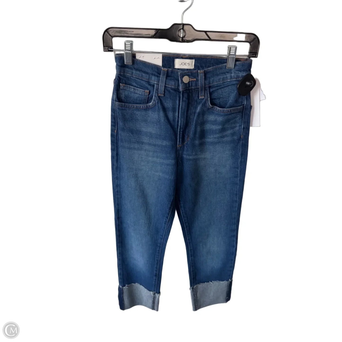 Jeans Cropped By Joes Jeans In Blue Denim, Size: 0