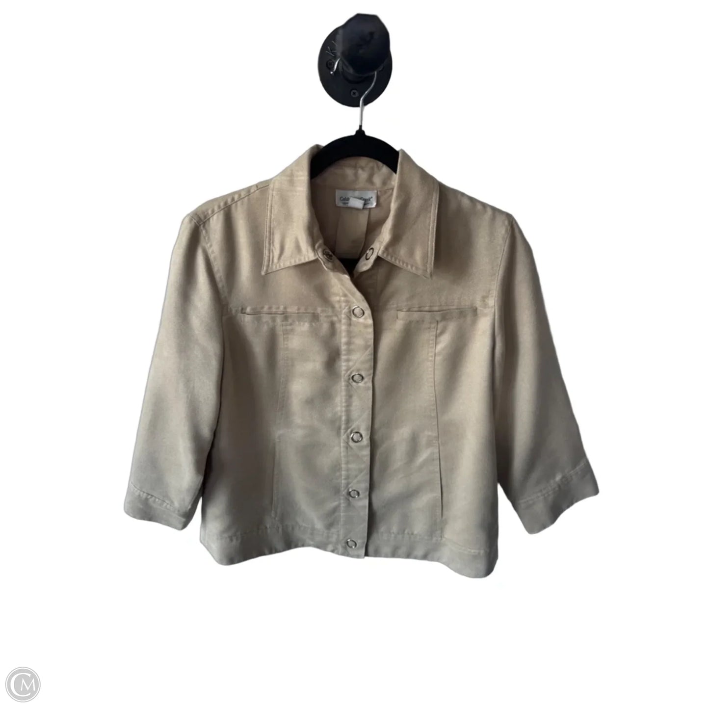 Jacket Other By Coldwater Creek In Tan, Size: S