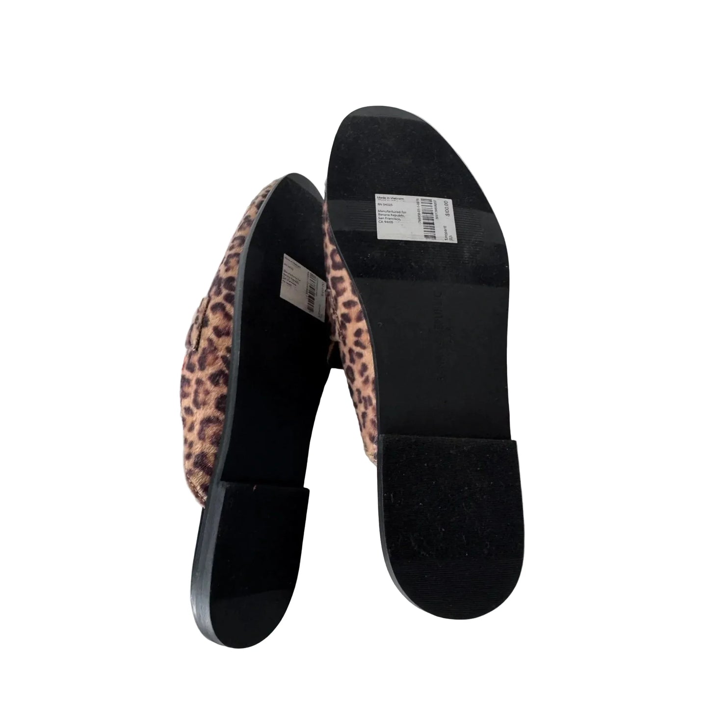 Shoes Flats By Banana Republic In Animal Print, Size: 7.5