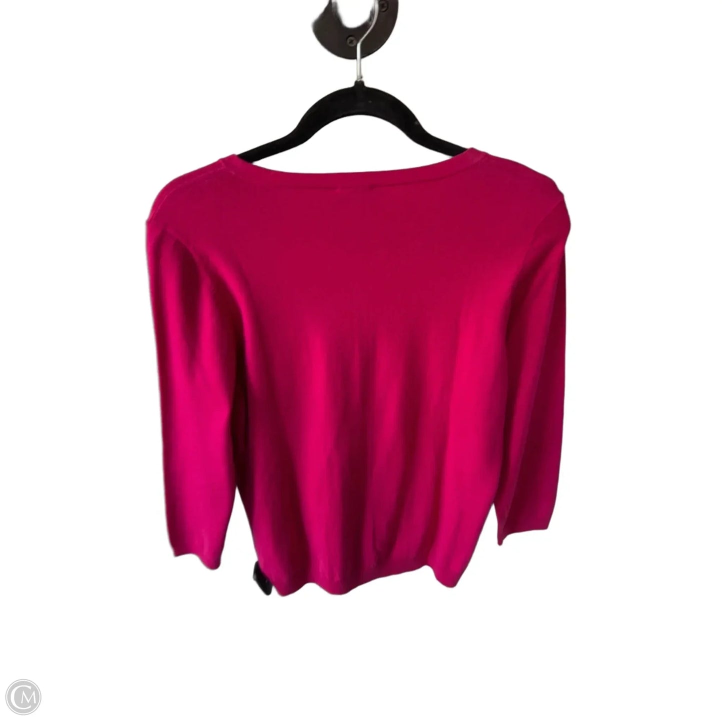 Sweater Cardigan By Talbots In Pink, Size: S
