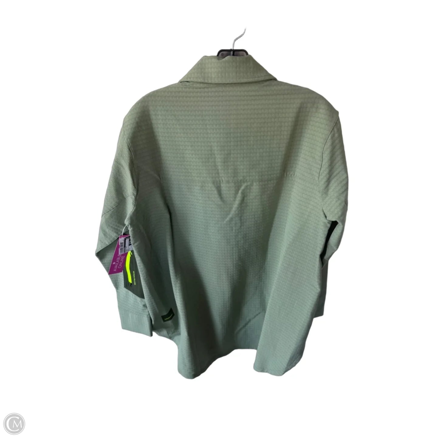 Jacket Shirt By Lululemon In Green, Size: S