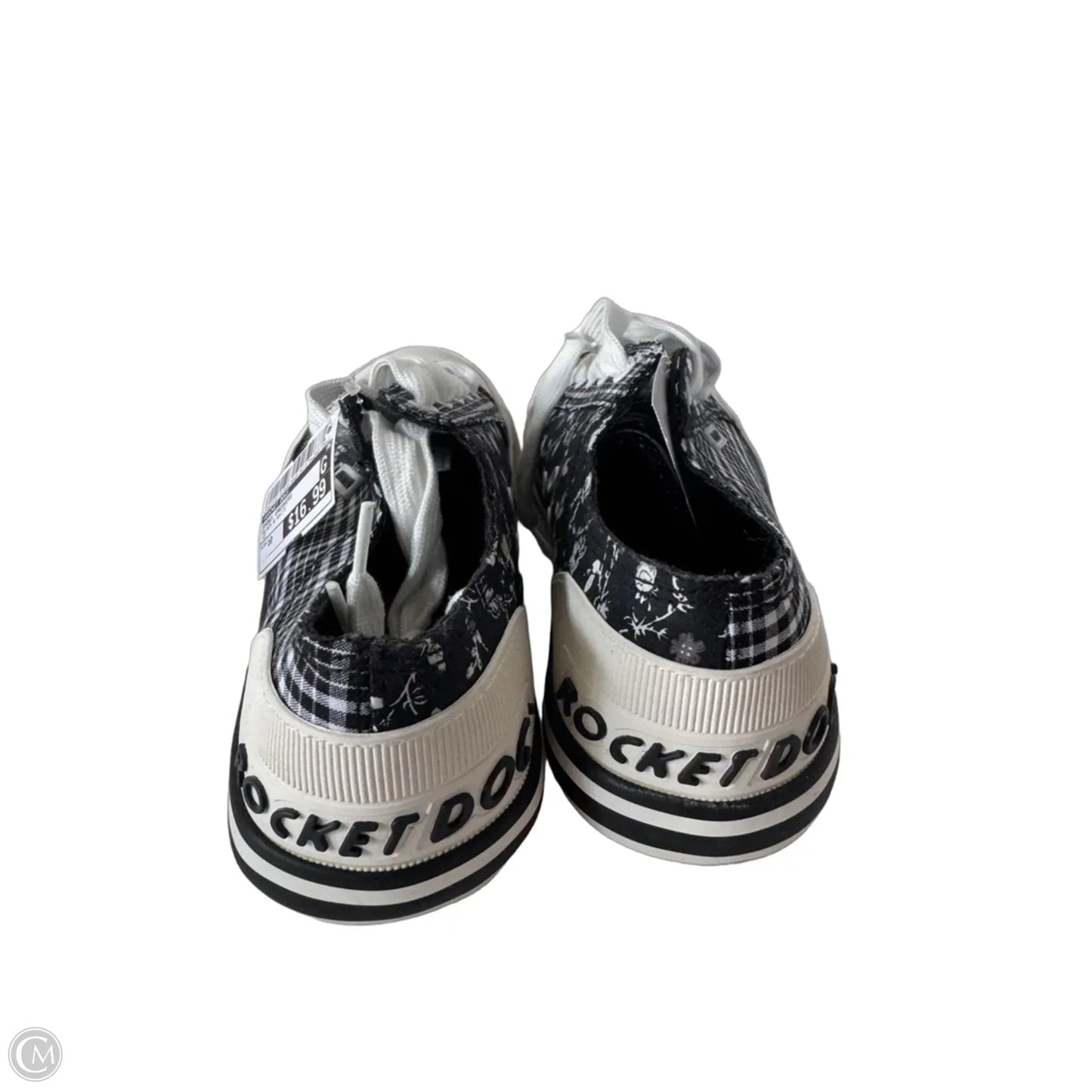 Shoes Sneakers By Rocket Dogs In Black & White, Size: 10
