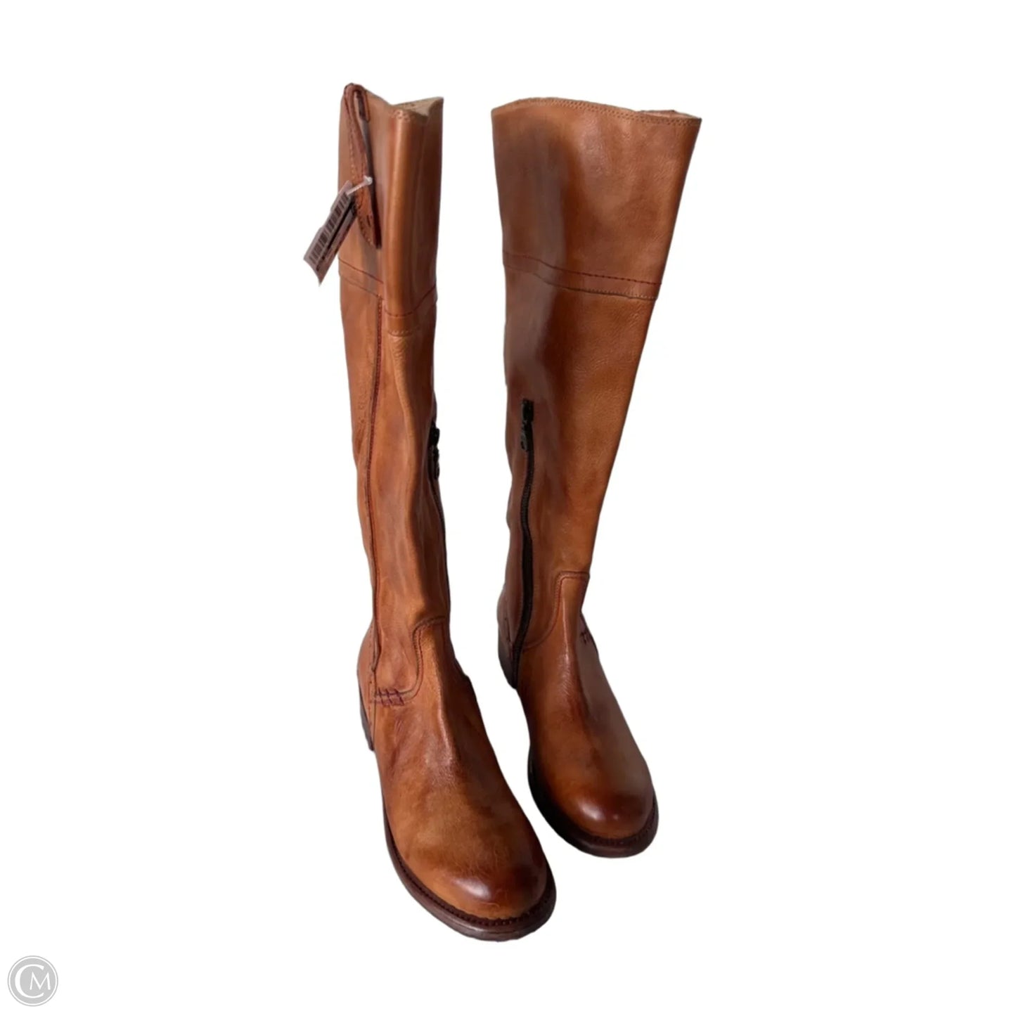 Boots Knee Flats By Bed Stu In Brown, Size: 10