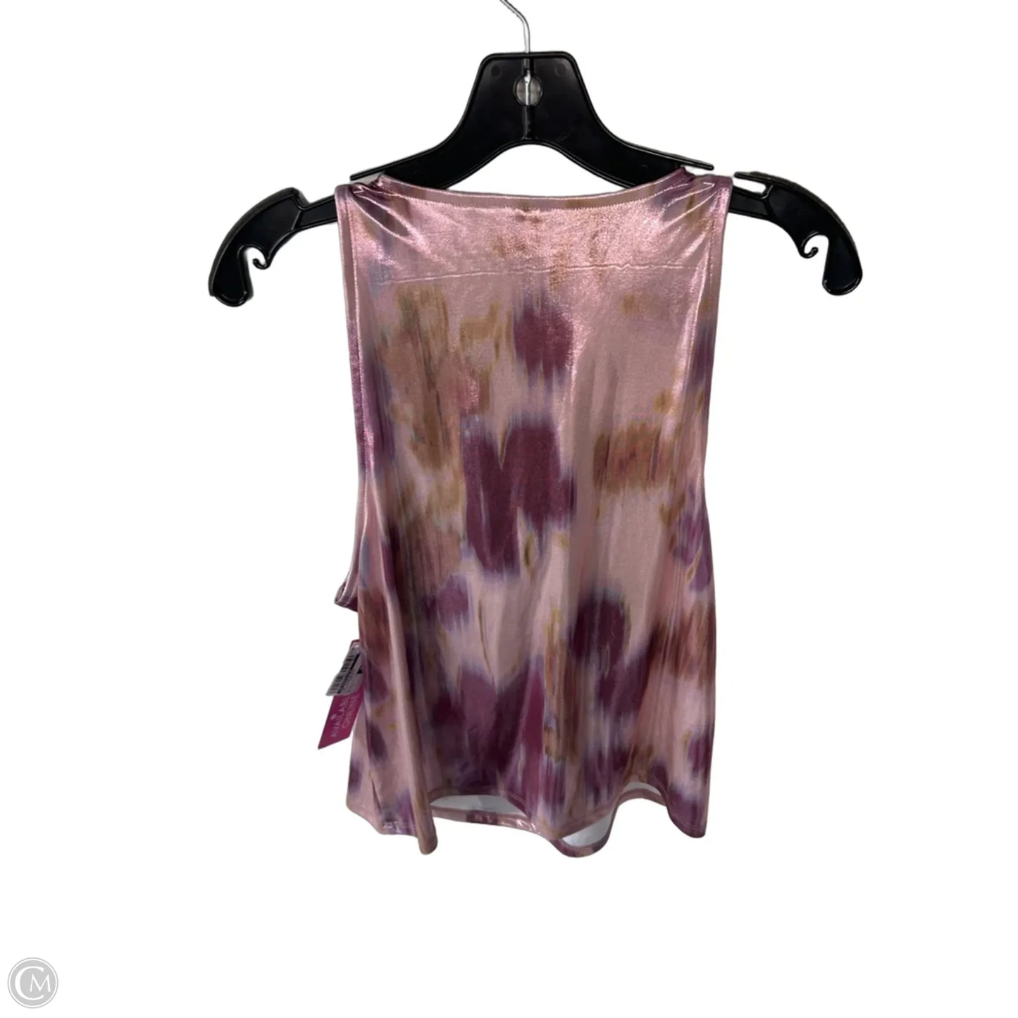 Top Sleeveless By Anthropologie In Pink & Purple, Size: L