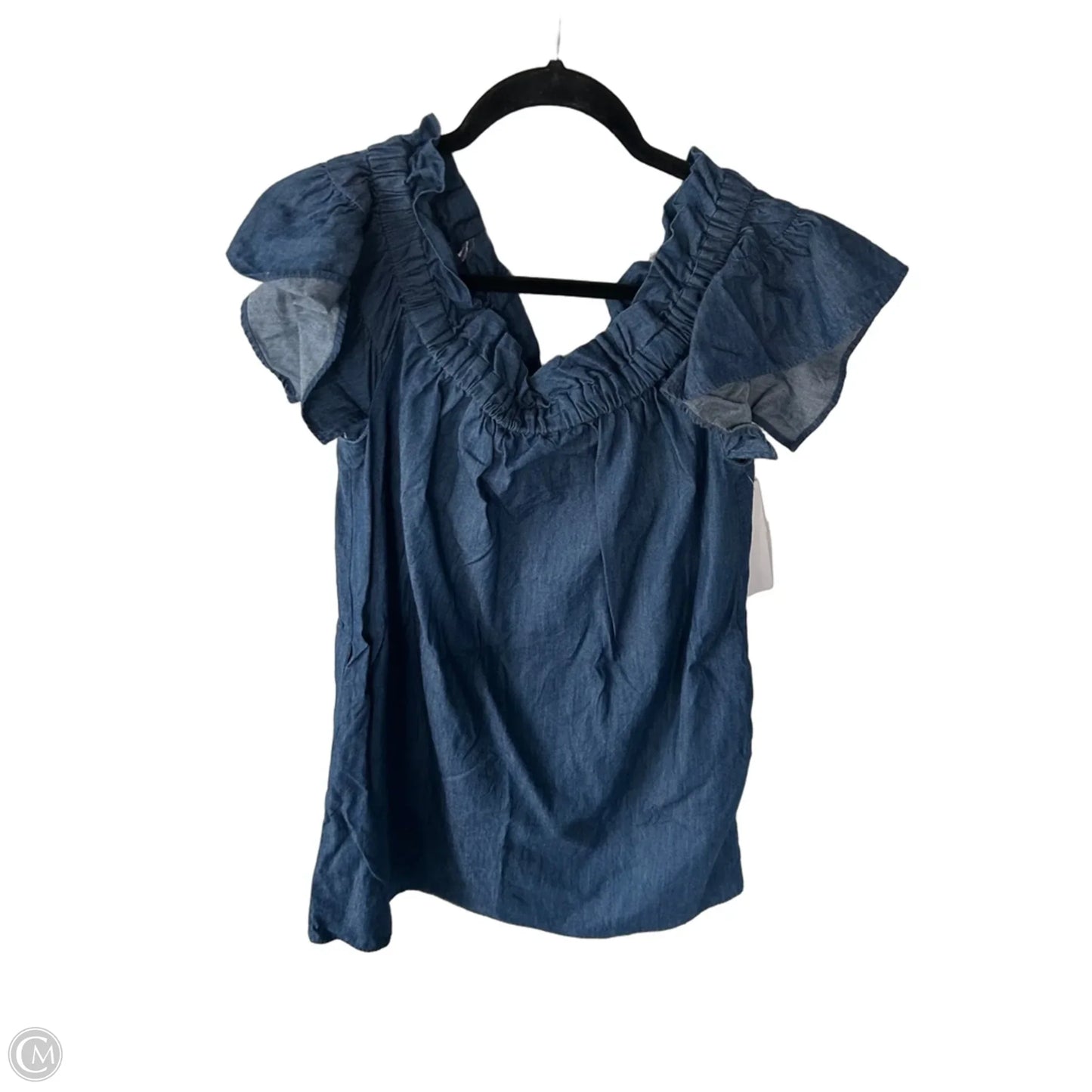 Dress Casual Short By Corey Lynn Calter In Blue Denim, Size: S