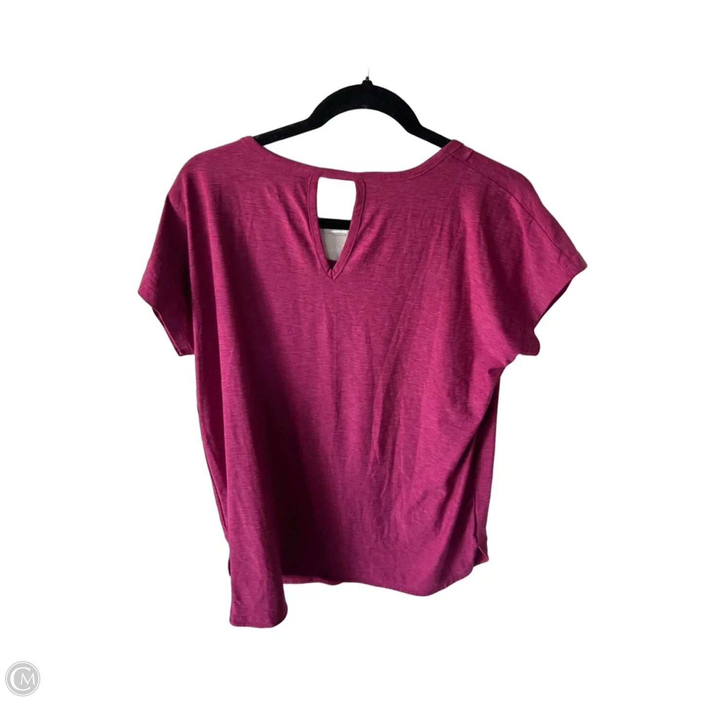 Athletic Top Short Sleeve By Tuff Athletics In Pink, Size: Xl
