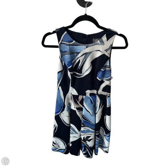 Dress Party Short By Vince Camuto In Blue & White, Size: S