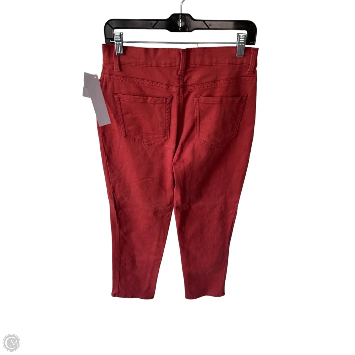 Jeans Straight By Gloria Vanderbilt In Red Denim, Size: 6