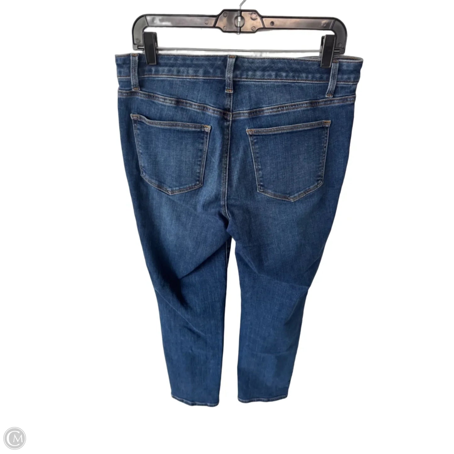 Jeans Straight By Talbots In Blue Denim, Size: 8p