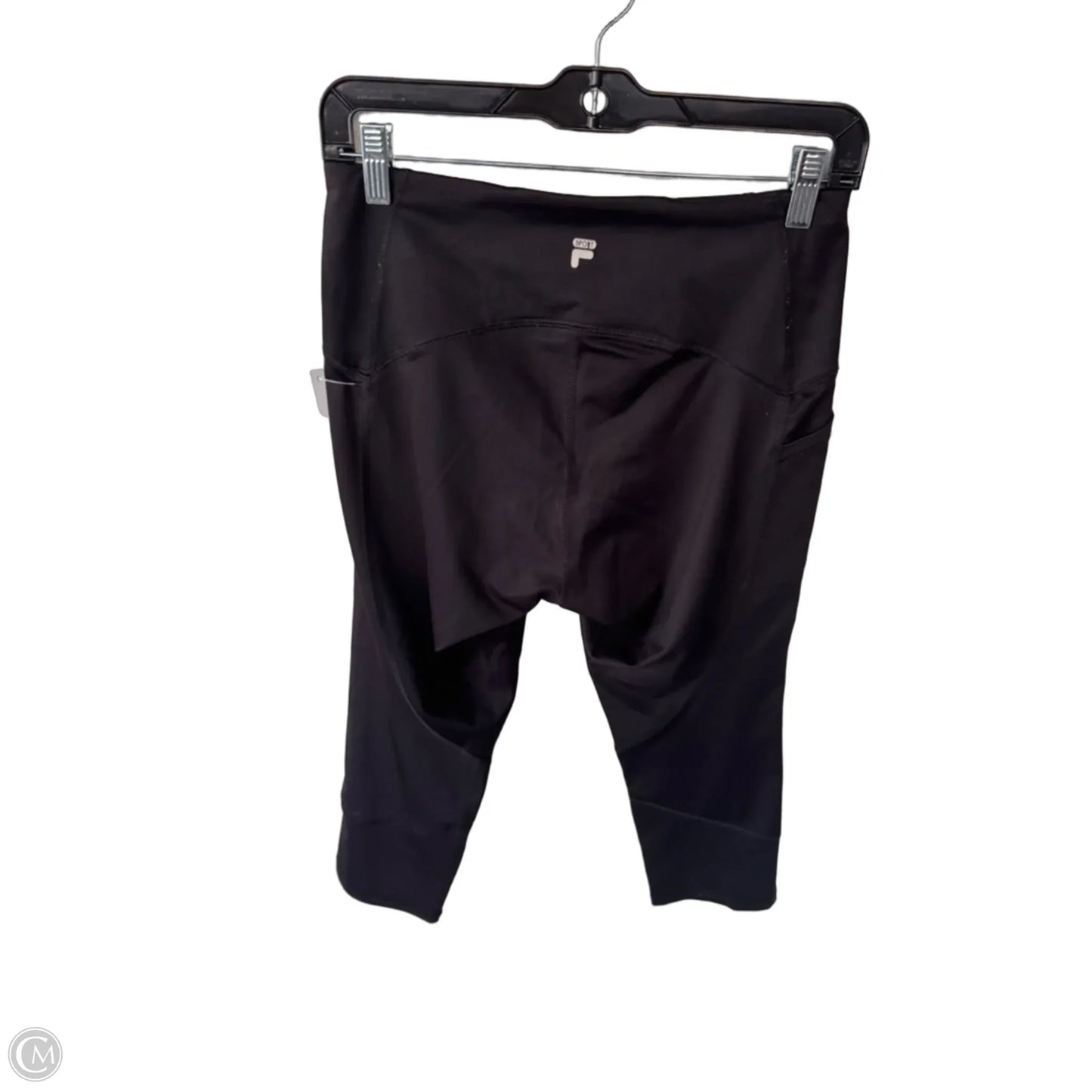 Athletic Leggings Capris By Fila In Black, Size: M