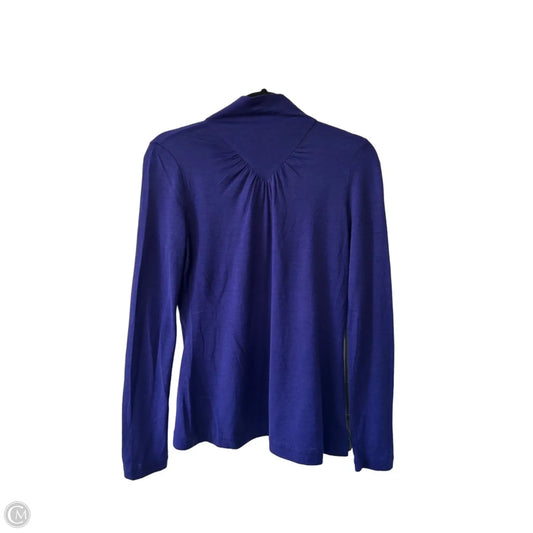 Top Long Sleeve Designer By Tory Burch In Purple, Size: S