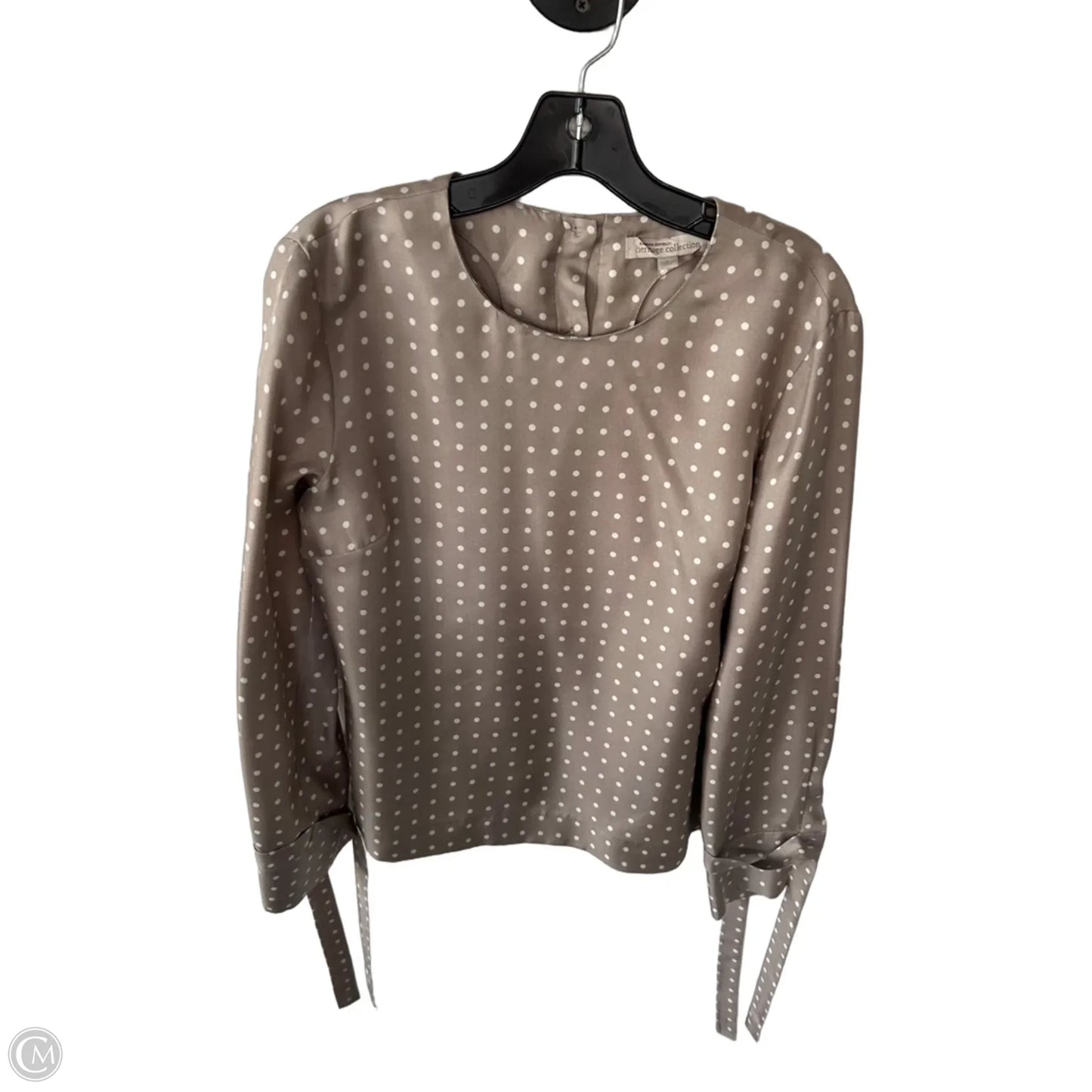 Top Long Sleeve By Banana Republic In Tan, Size: S