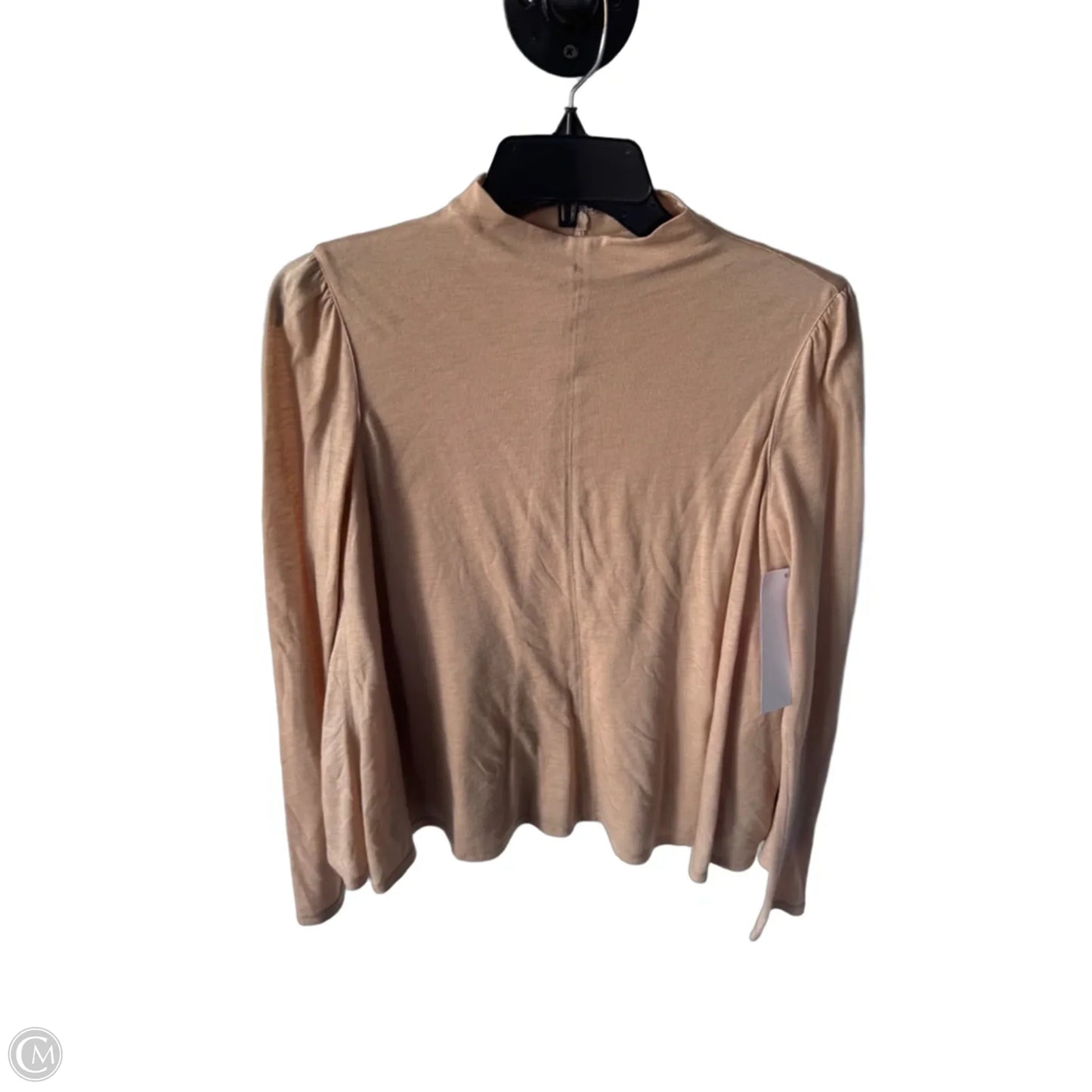 Top Long Sleeve By Rebecca Taylor In Tan, Size: Xs