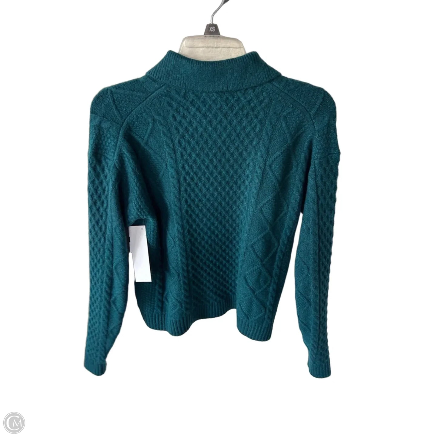 Sweater Cardigan By Cabi In Green, Size: S