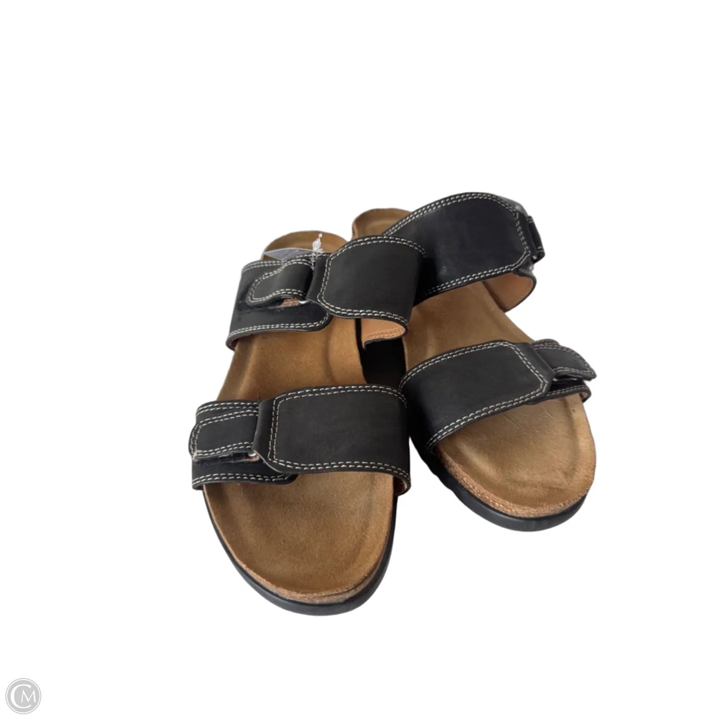 Sandals Flats By Comfortiva In Black, Size: 8.5