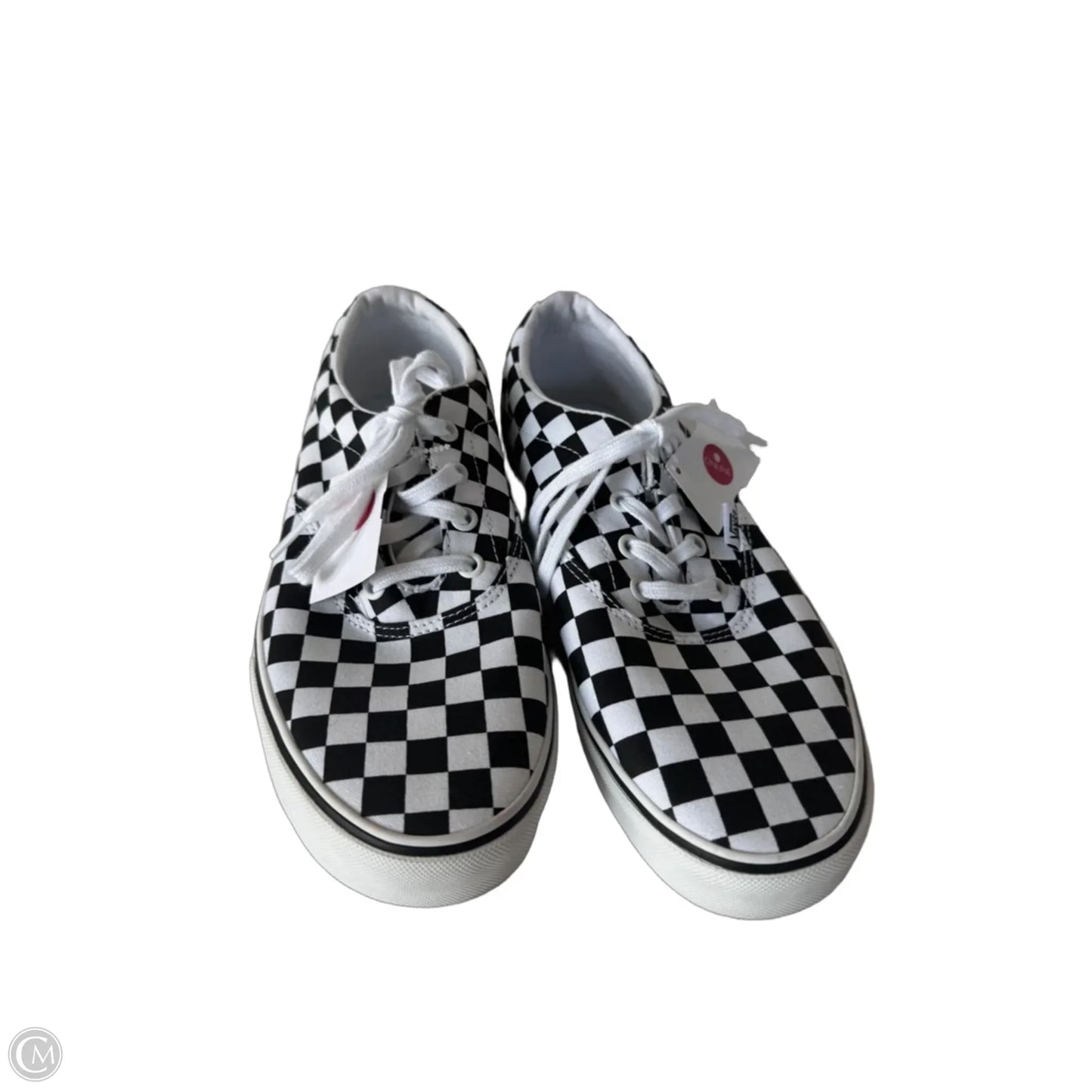 Shoes Sneakers By Vans In Black & White, Size: 10