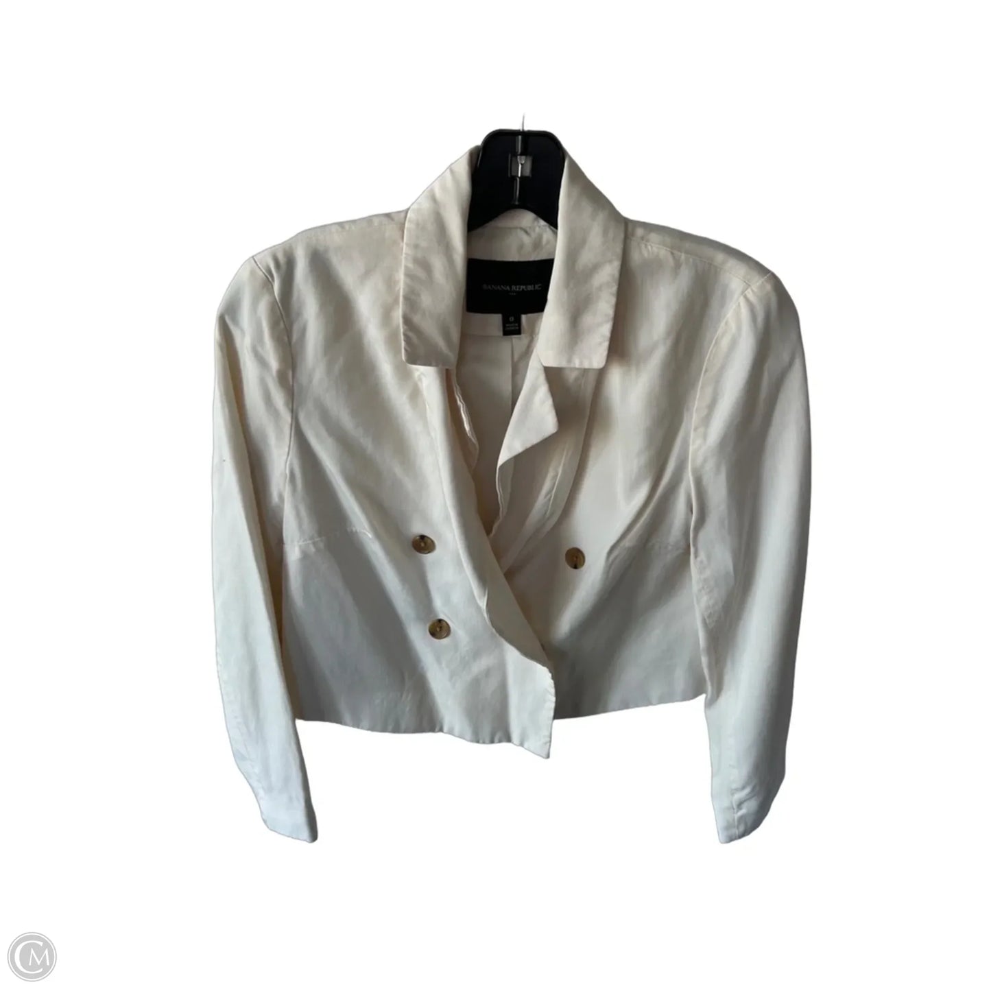 Blazer By Banana Republic In Cream, Size: Xs