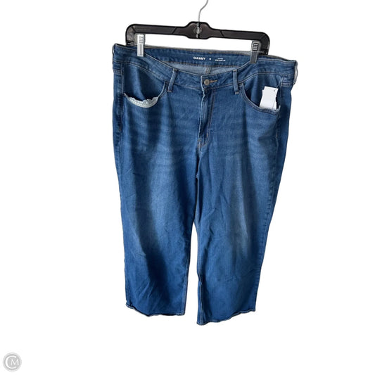 Jeans Wide Leg By Old Navy In Blue Denim, Size: 16