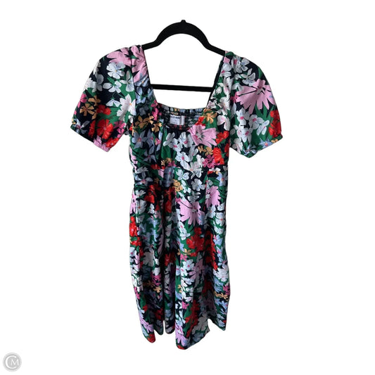 Dress Casual Midi By Old Navy In Blue & Green, Size: Xs
