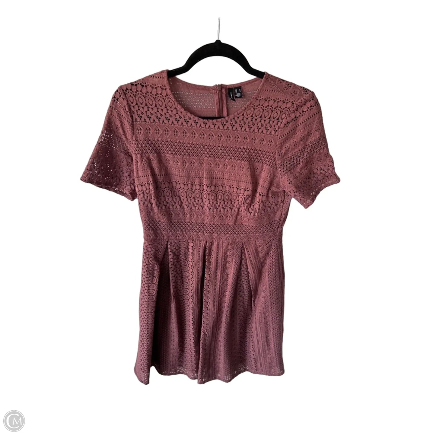 Dress Casual Short By Vero Moda In Pink, Size: S