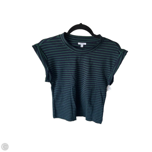 Top Short Sleeve By Pistola In Blue & Green, Size: S