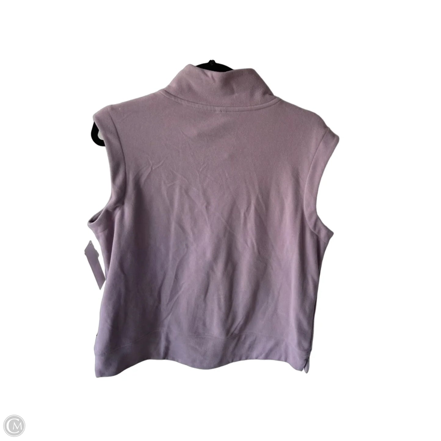 Vest Fleece By Clothes Mentor In Purple, Size: L