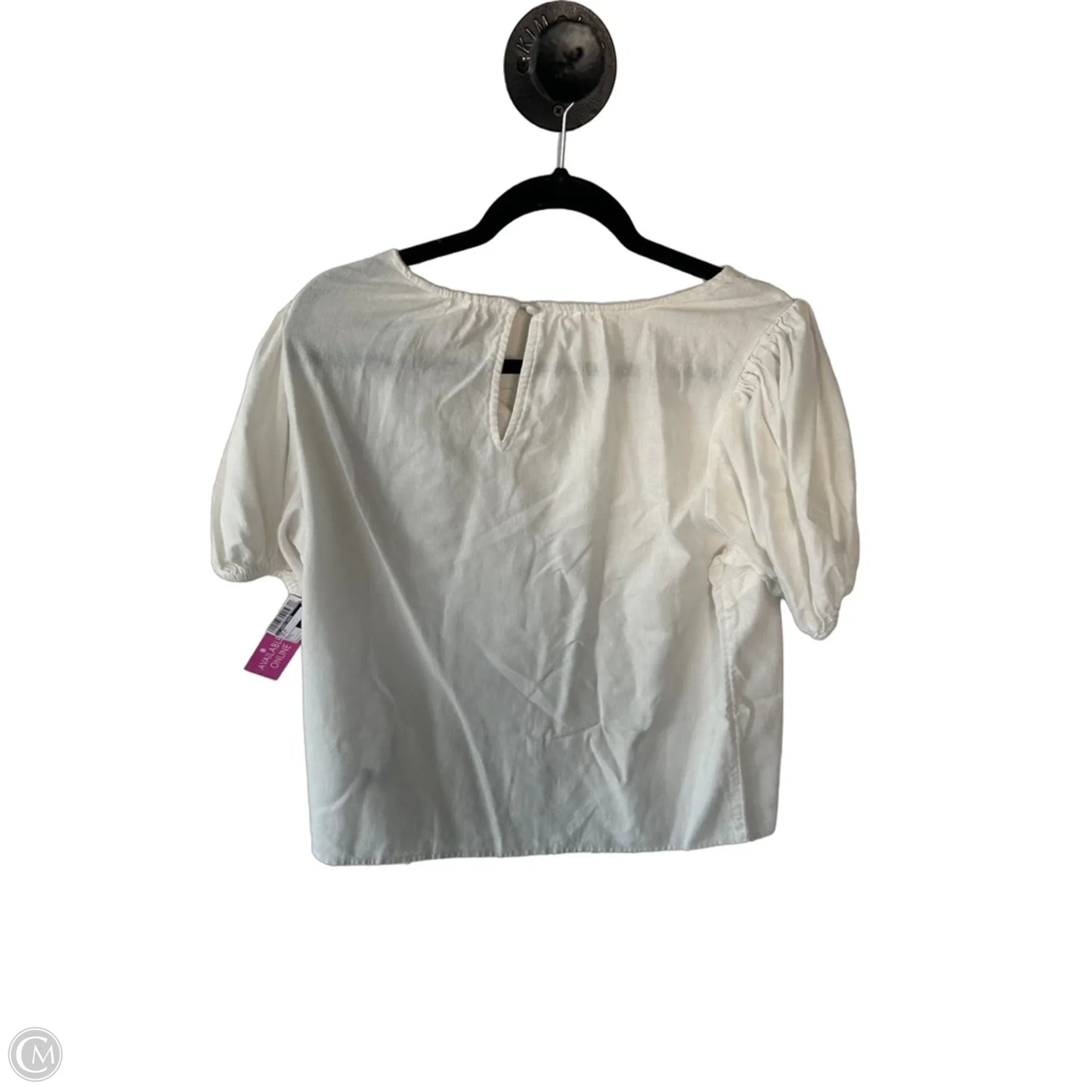 Top Short Sleeve By Lc Lauren Conrad In White, Size: L