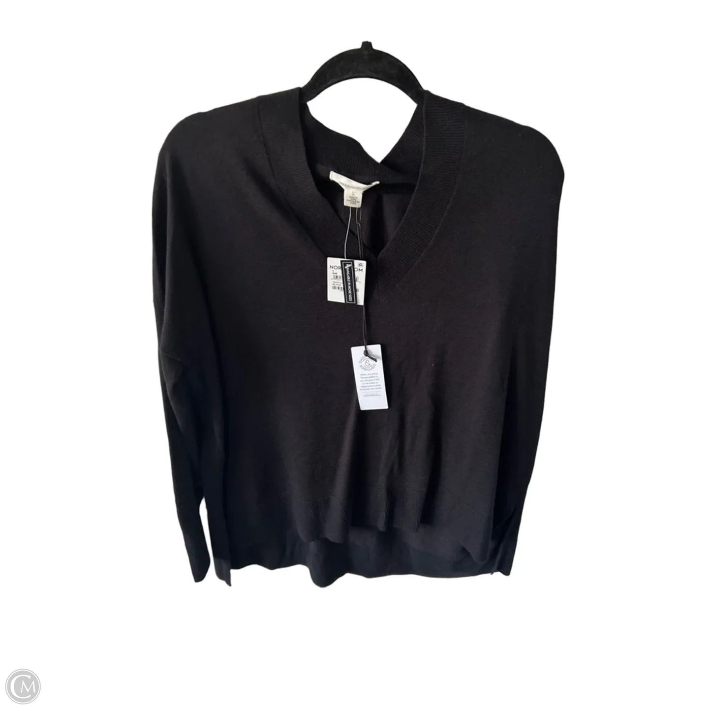Sweater By Treasure And Bond In Black, Size: L