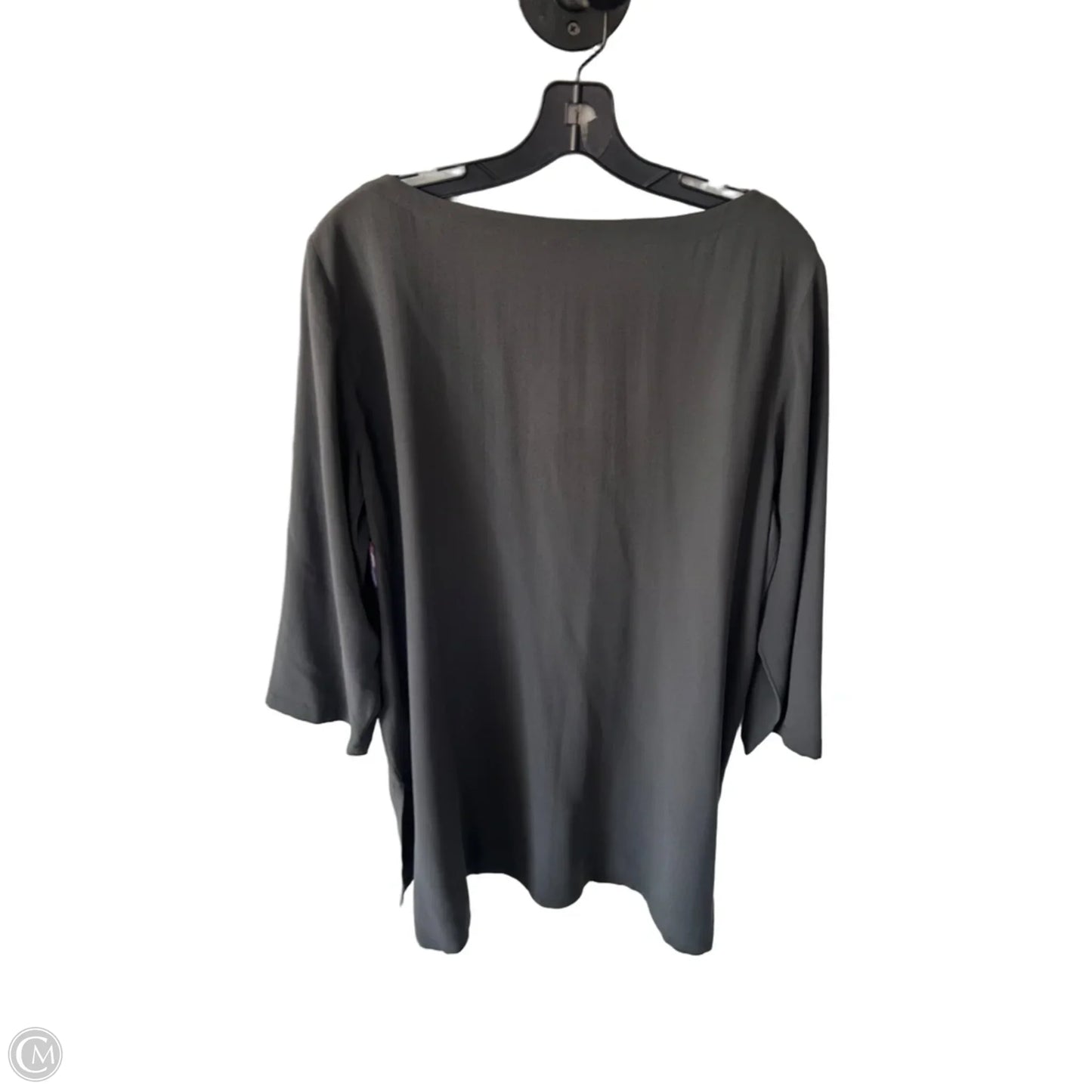 Dress Casual Short By Eileen Fisher In Grey, Size: M