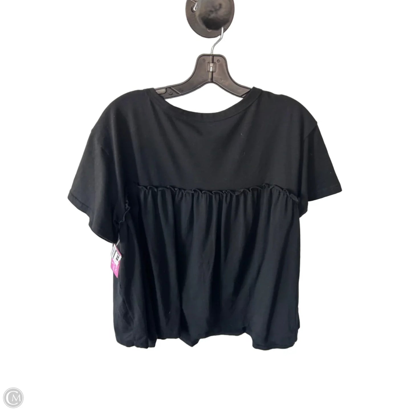 Top Short Sleeve By Cmf In Black, Size: Xl