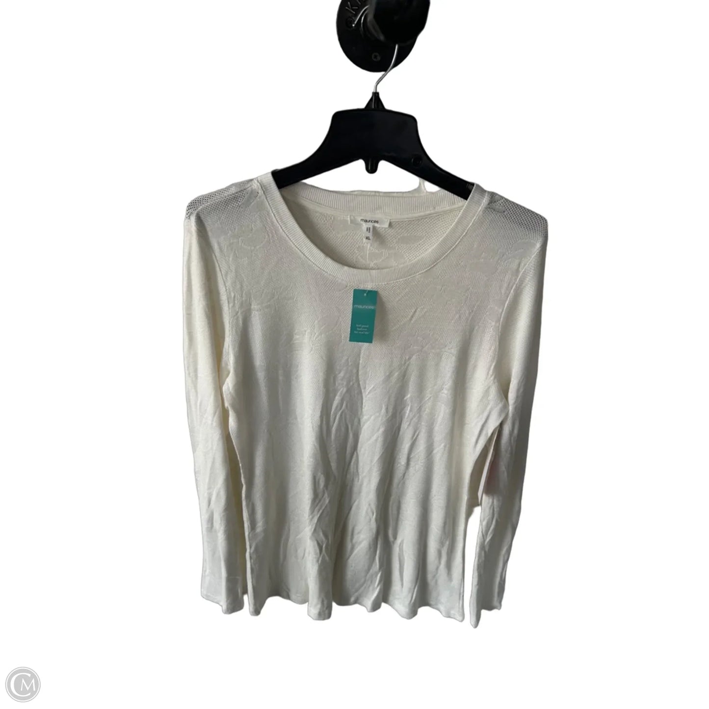 Sweater By Maurices In White, Size: Xl