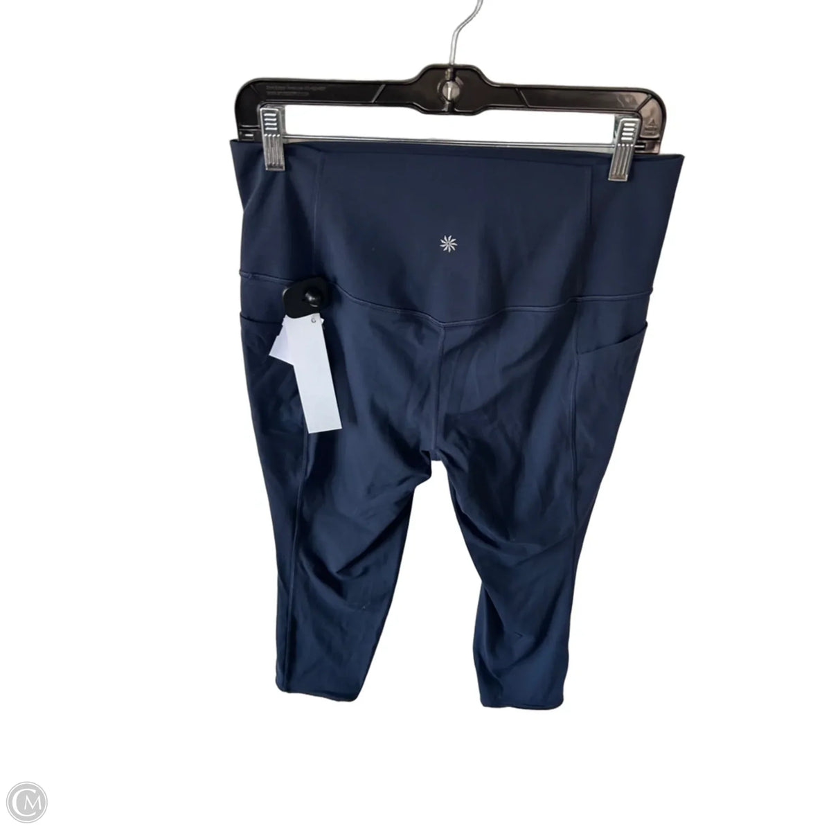 Athletic Leggings By Athleta In Blue, Size: L