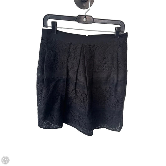 Skirt Mini & Short By Rebecca Taylor In Black, Size: 6