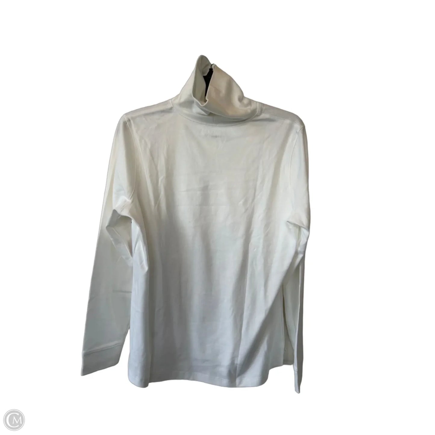 Top Long Sleeve Basic By L.l. Bean In White, Size: L