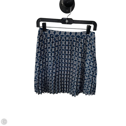 Skirt Mini & Short By J. Crew In Blue & White, Size: 2