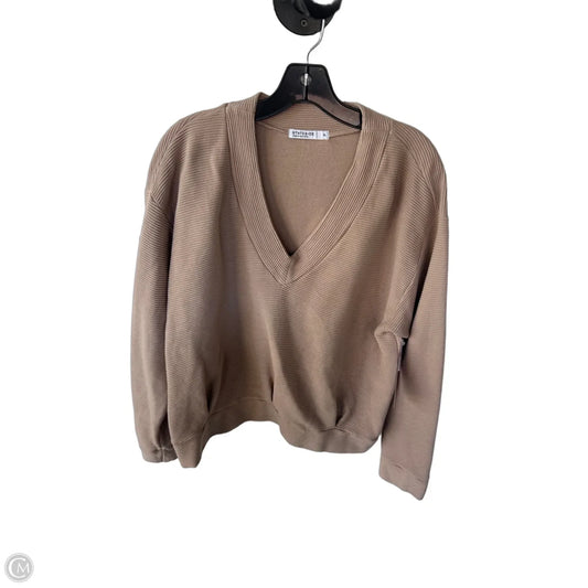 Sweatshirt Crewneck By Stateside In Tan, Size: Xl