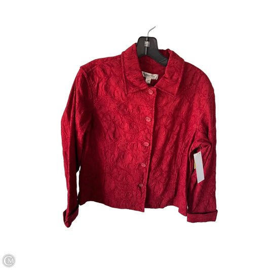 Jacket Other By Coldwater Creek In Red, Size: M