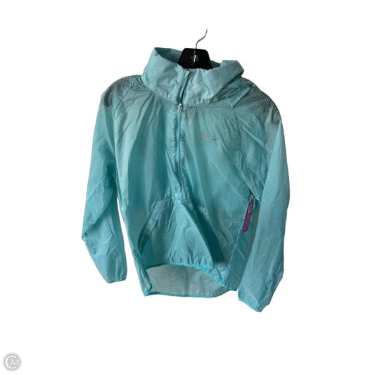 Athletic Jacket By Nike In Blue, Size: M