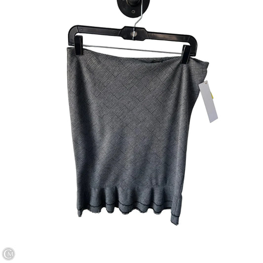 Skirt Midi By Express In Grey, Size: M