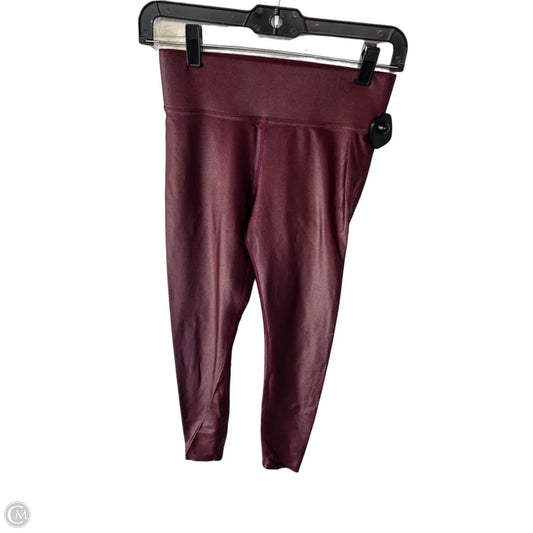 Athletic Leggings By Cma In Red, Size: S
