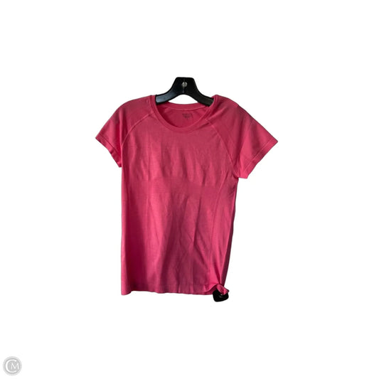 Athletic Top Short Sleeve By Athleta In Pink, Size: S