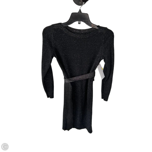 Dress Sweater By Banana Republic In Black & Silver, Size: Xs