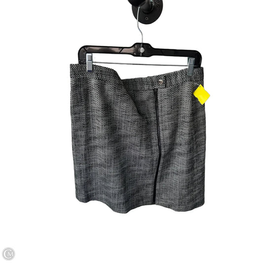 Skirt Mini & Short By Anne Klein In Black & White, Size: 12