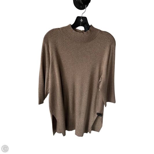 Sweater By Chicos In Gold, Size: Xl