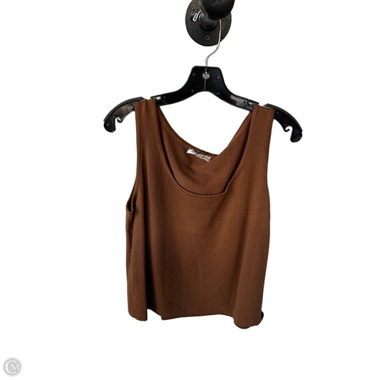 Vest Designer By St. John In Brown, Size: L